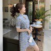 Improved Cheongsam Dress Plus Size Women's Clothing