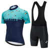 New Summer Short-Sleeved Cycling Jersey Suit Breathable Bicycle Sportswear Uniform Custom Cycling Jersey