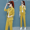 Corduroy Casual Suit Pants Women's Autumn Clothing