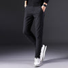 Slim straight trousers men