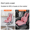 Car Heightening Cushion Backrest Lumber Pad Single Main Driving Thickened Cushion Driving Seat Short Four Seasons Universal