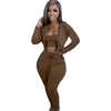 Women's Clothing Sweater Lycra Hooded Sports Suit