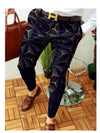 Men's Fashion Plaid Print Trousers For Men