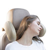 Car headrest pillow Sleep Adjustable Side Car Soft Travel Seat Headrest Auto Leather Support Neck Pillow Cushion car accessories